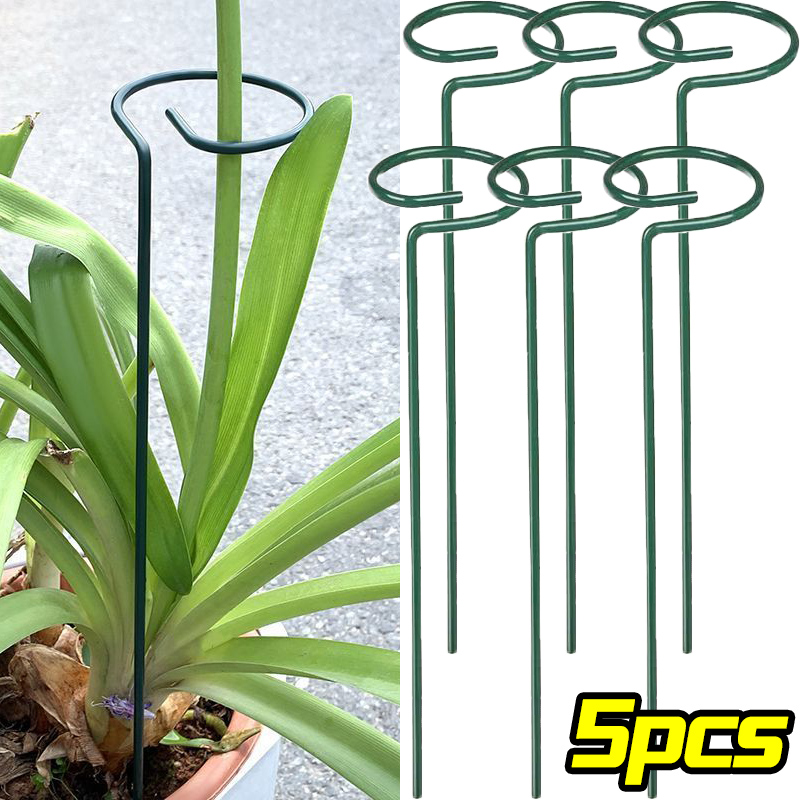 Gardening Tools Hoe - 1/10 adet Bahçe Desteği Kazık Halkası