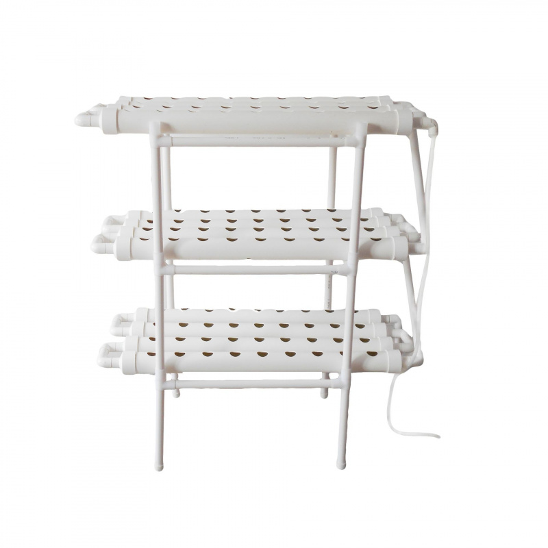 Hydroponic System - 3 Katmanlı PVC Boru Hidroponik Yetiştirme