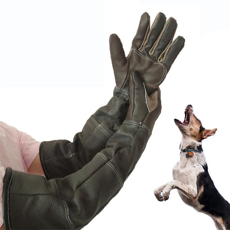 Gardening Tools Gloves - Pet eldiven inek derisi deri anti-kavrama