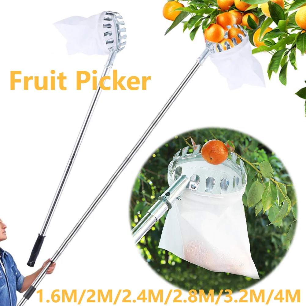 Gardening Tools Basket - 1.6-4M meyve seçici aracı Metal kiraz
