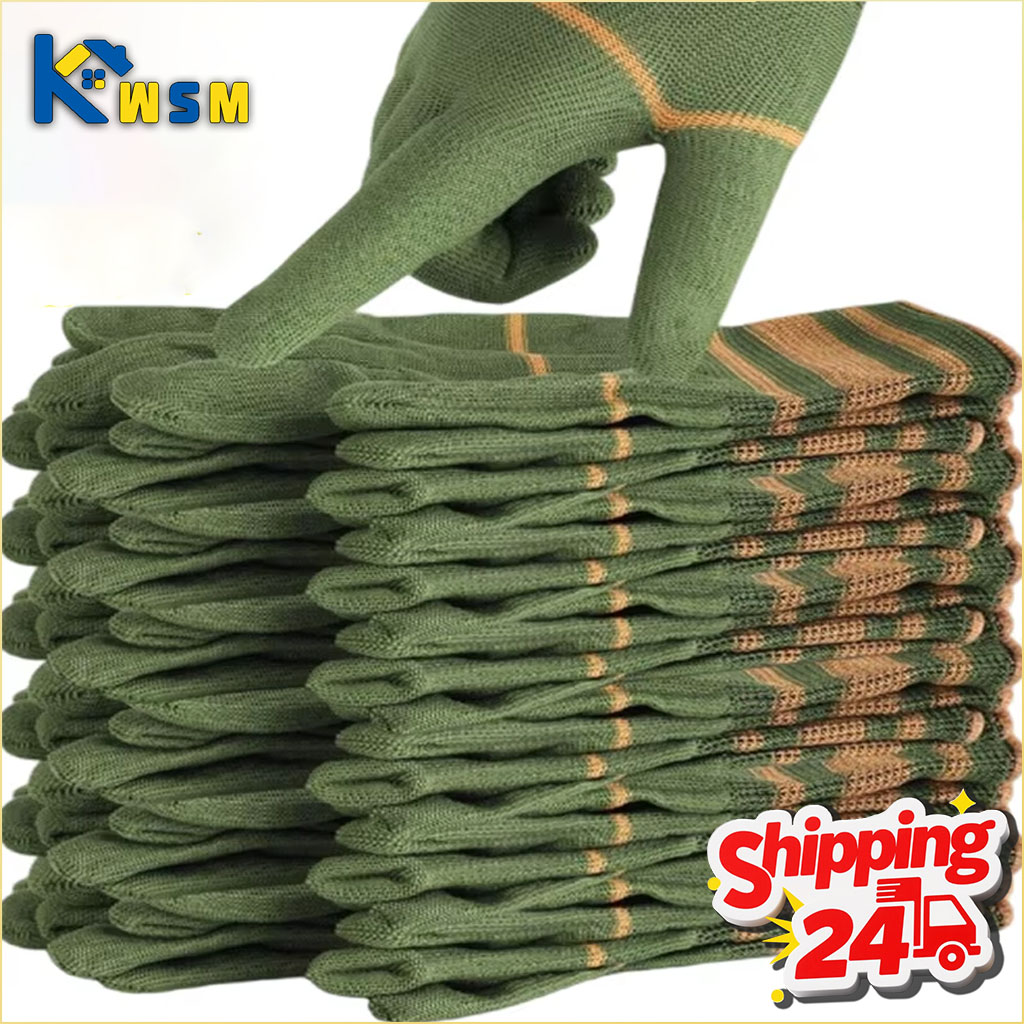 Gardening Tools Gloves - 12-48 çift nefes alabilen aşınmaya dayanıklı