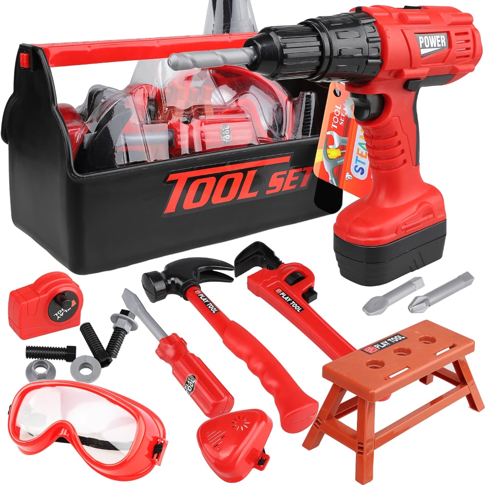 Gardening Tools For 10 Year Olds - Çocuk Alet Seti Elektrikli Oyuncak Matkap