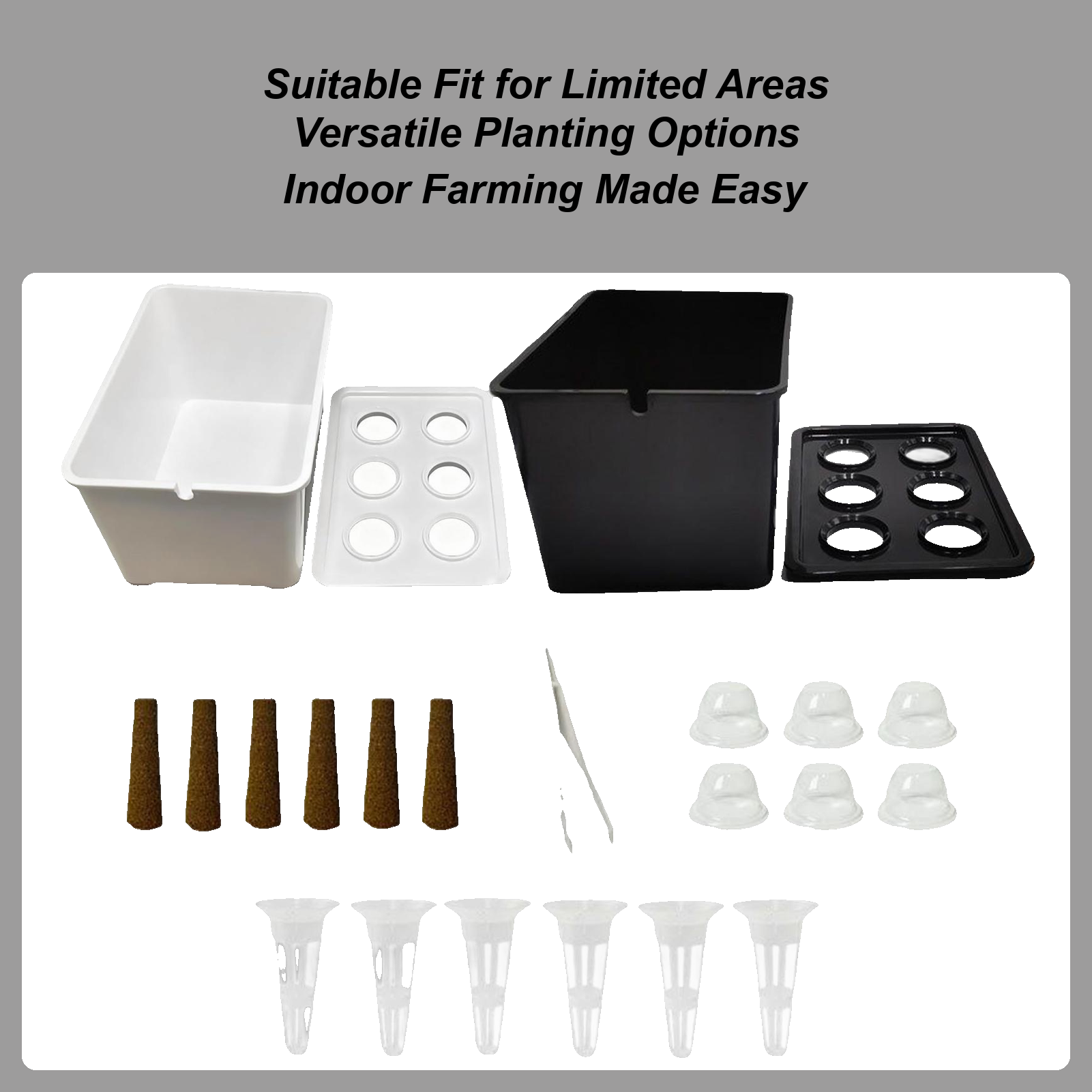 Hydroponic System - Hidroponik Yetiştirme Kiti Başlangıç Seviyesi Ekipmanları
