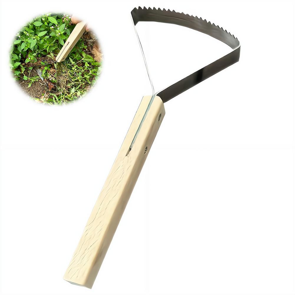 Weed Puller - Ahşap Saplı Manuel Yabancı Ot Kazıyıcı,