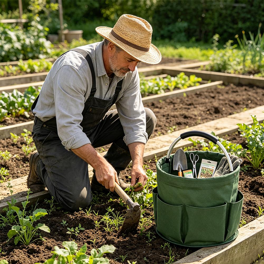 Büyük Kapasiteli Çok Cepli Sak - Gardening Tools Basket incelemesi ve fiyatı