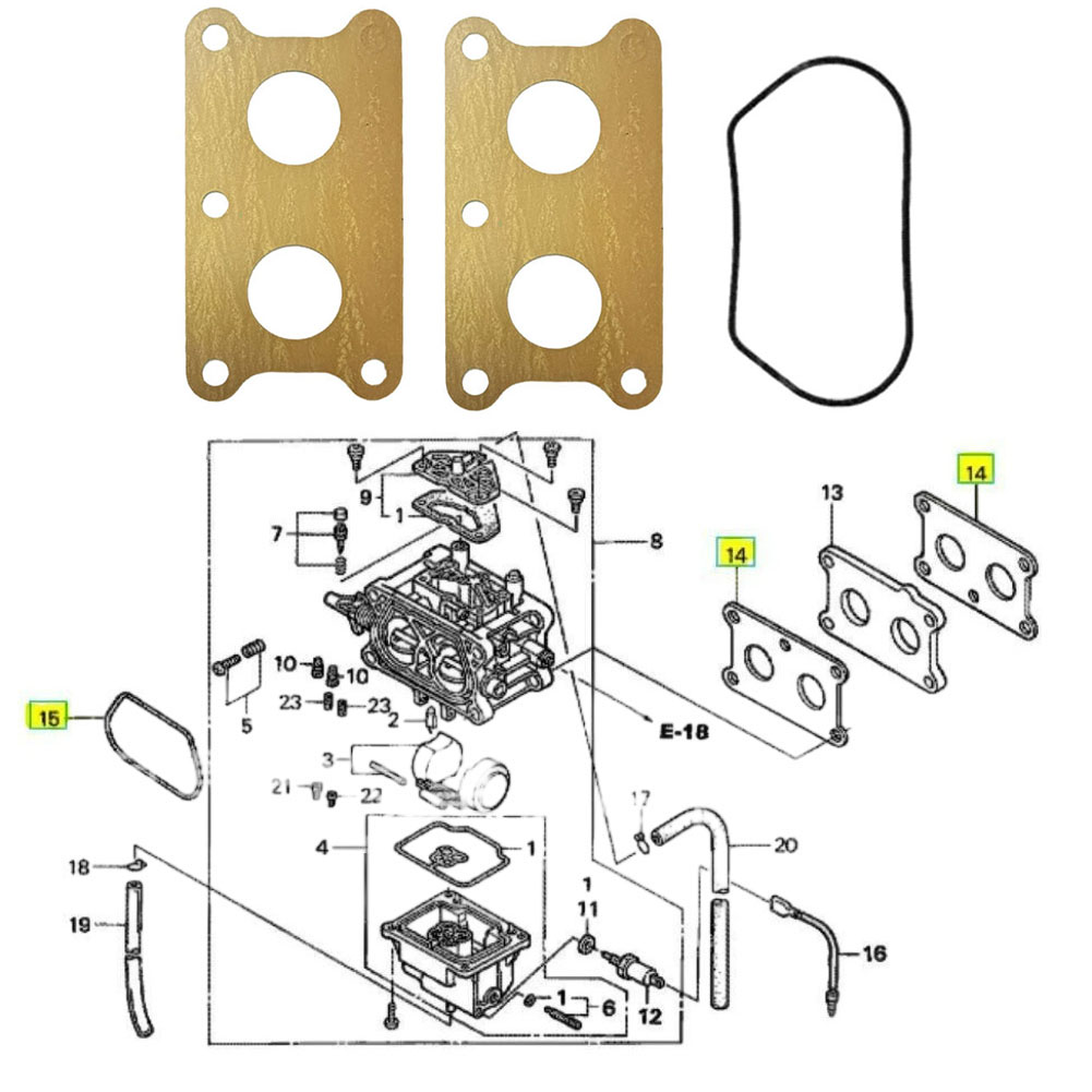 HONDA GXV530 GCV530 Motor Karb - Gardening Tools Shop incelemesi ve fiyatı