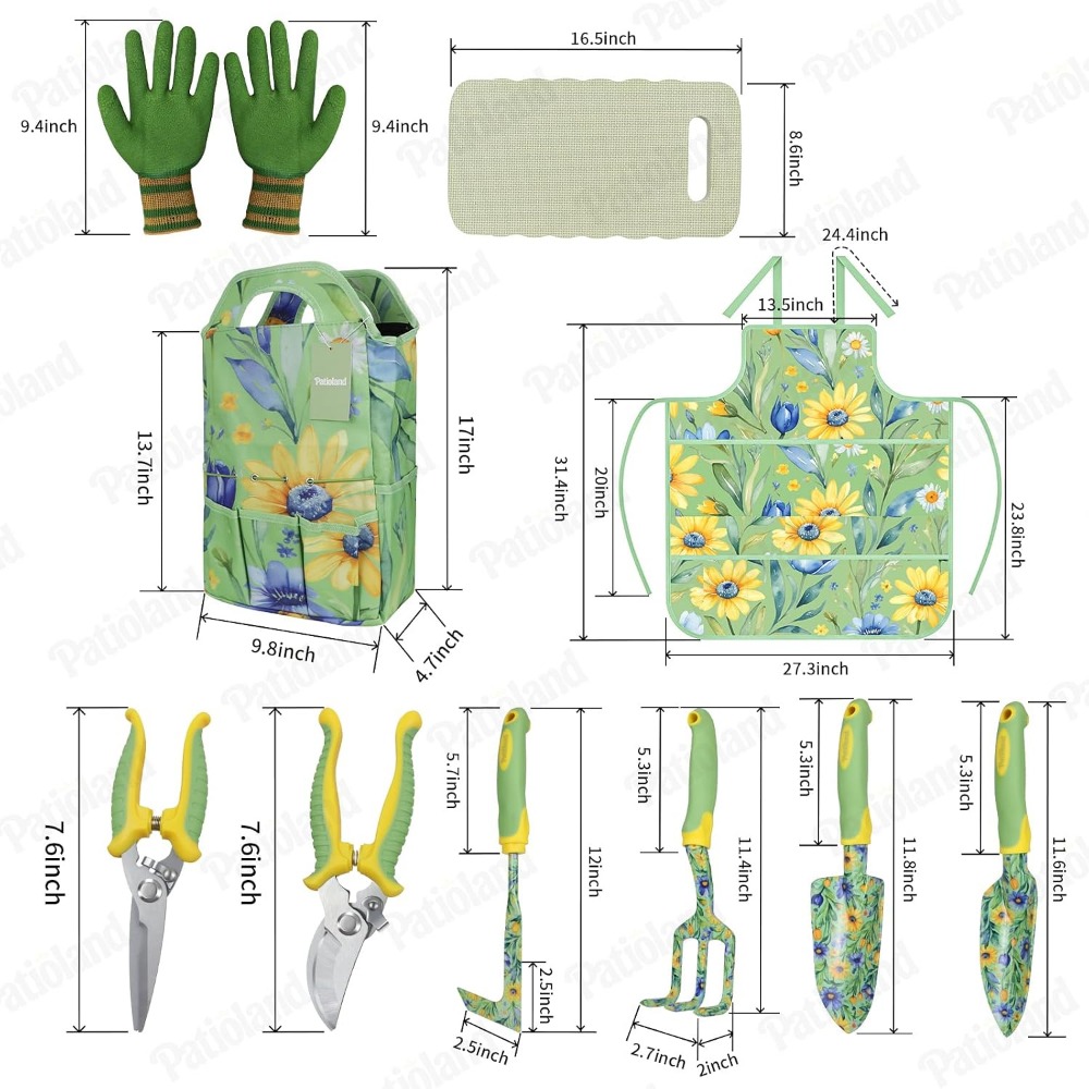 10 Parçalı Bahçe Alet Seti: Al - Gardening Tools Gloves incelemesi ve fiyatı