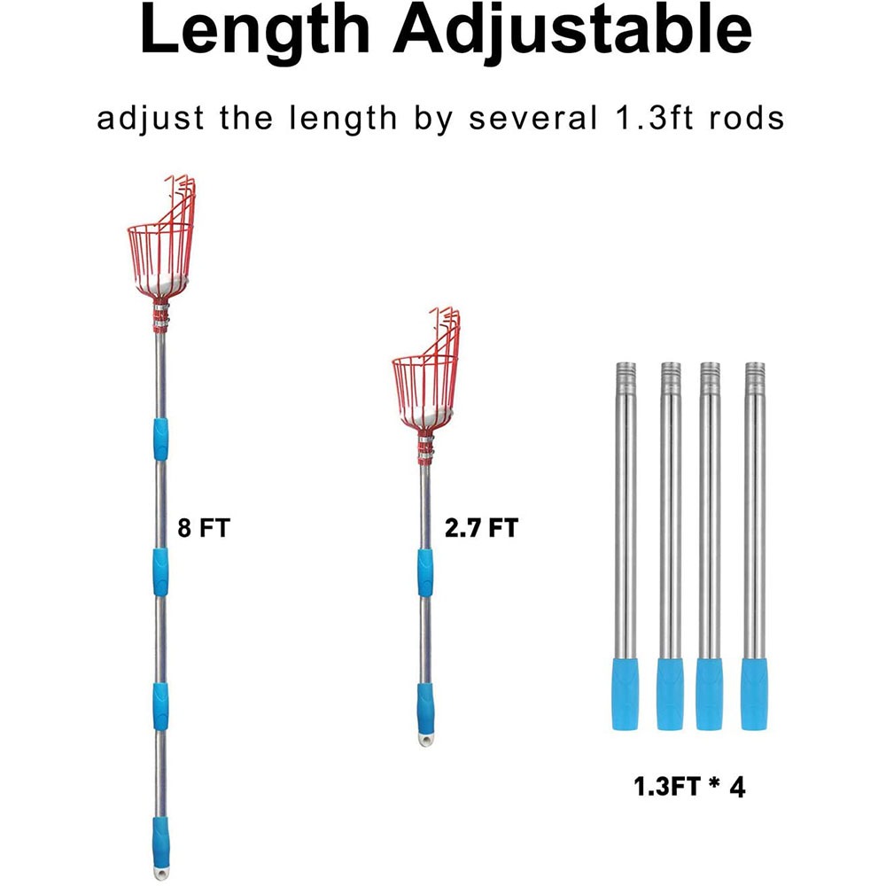 260cm Meyve Toplayıcı, Ayarlan - Gardening Tools Basket incelemesi ve fiyatı